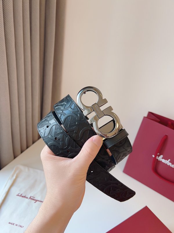 페라가모 Ferragamo 우아한 버클 벨트 001-229263
