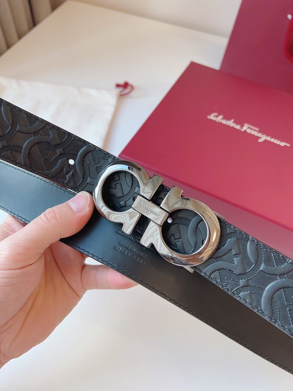 페라가모 Ferragamo 우아한 버클 벨트 001-229263