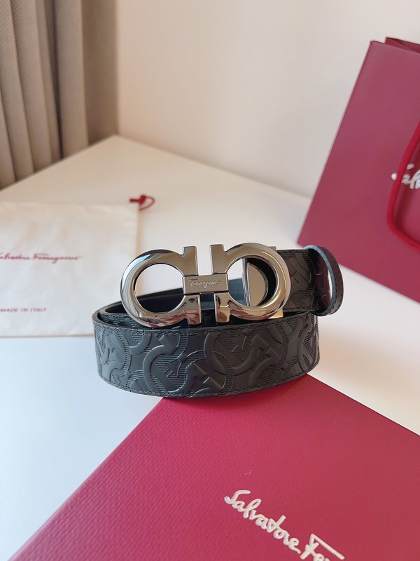 페라가모 Ferragamo 우아한 버클 벨트 001-229263