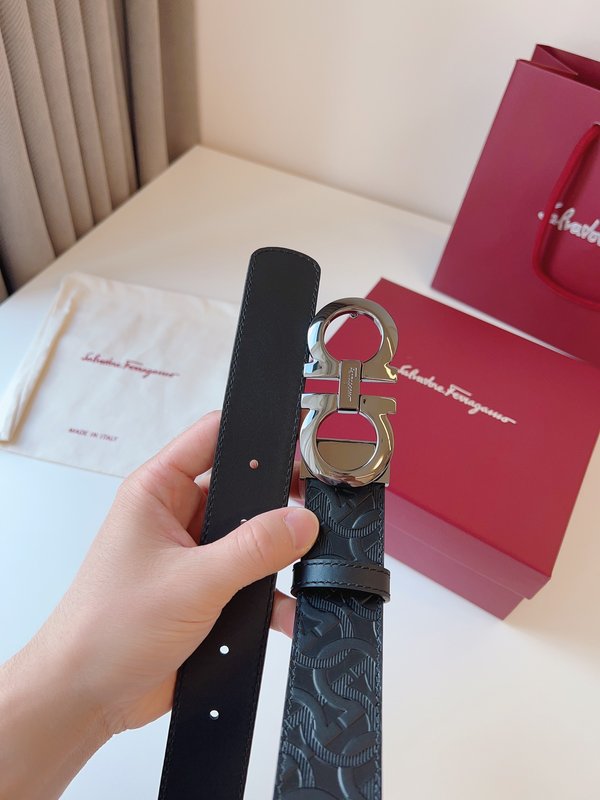 페라가모 Ferragamo 우아한 버클 벨트 001-229263