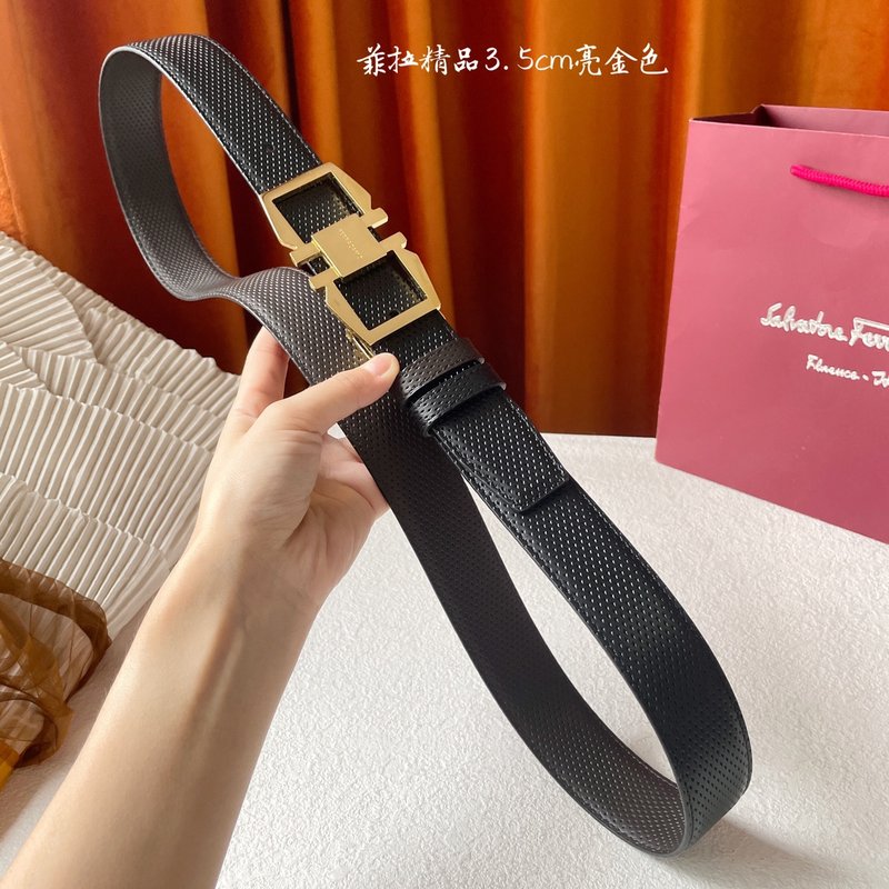 페라 양면 수입 소가죽 구리 버클 벨트 001-229271