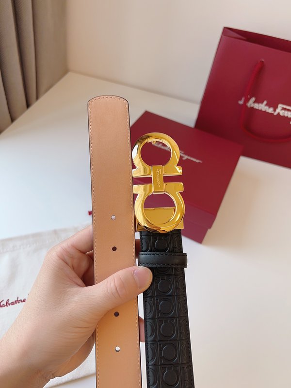 페라가모 Ferragamo 신사 벨트 35mm 폭 001-229276