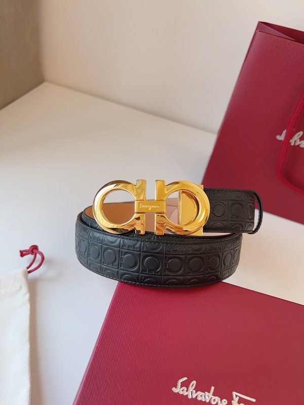 페라가모 Ferragamo 신사 벨트 35mm 폭 001-229276