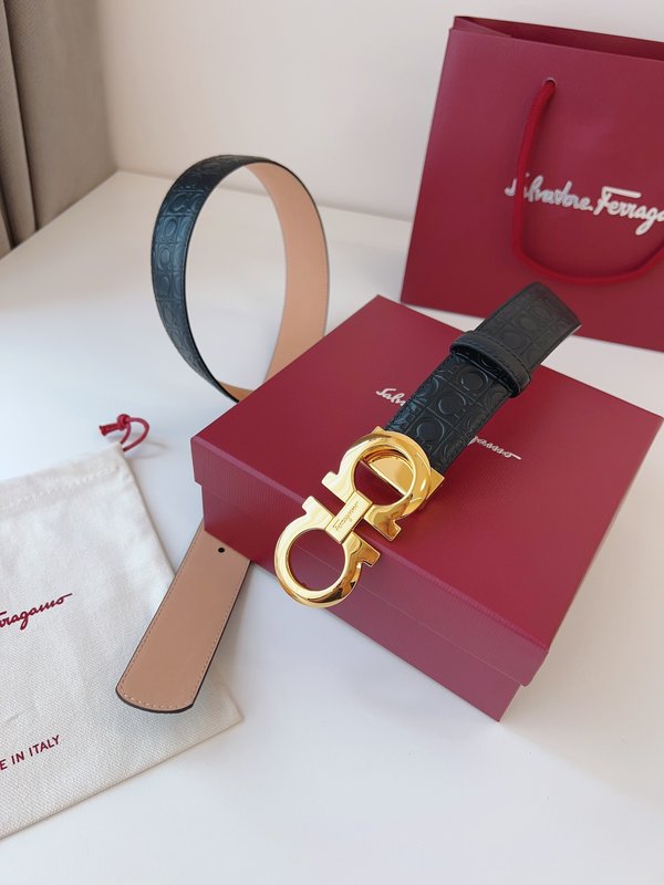 페라가모 Ferragamo 신사 벨트 35mm 폭 001-229276