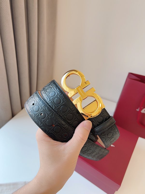 페라가모 Ferragamo 신사 벨트 35mm 폭 001-229276