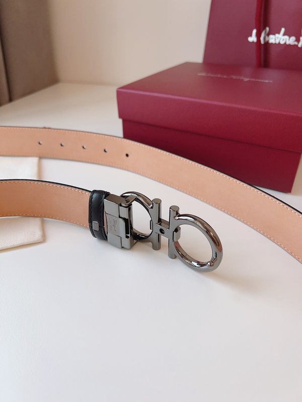 페라가모 Ferragamo 양면 벨트 35mm 폭 001-229278