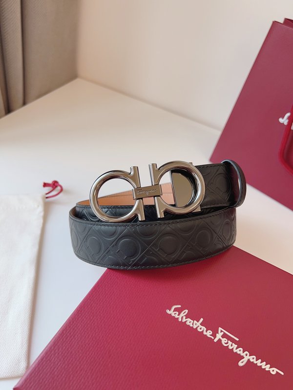 페라가모 Ferragamo 양면 벨트 35mm 폭 001-229278