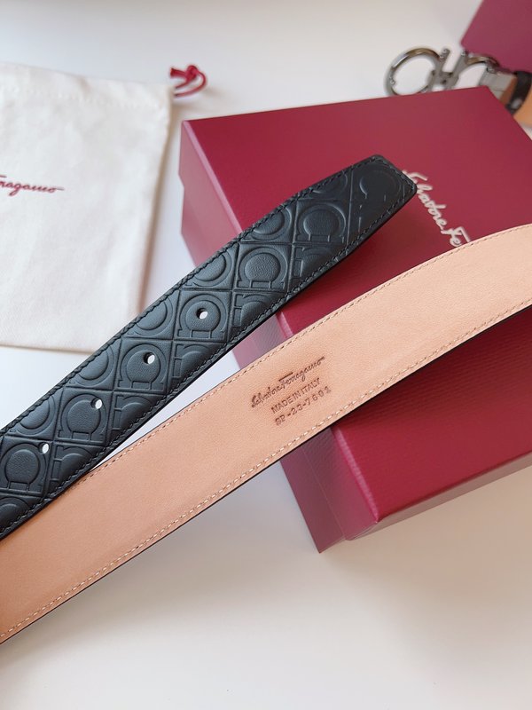 페라가모 Ferragamo 양면 벨트 35mm 폭 001-229278