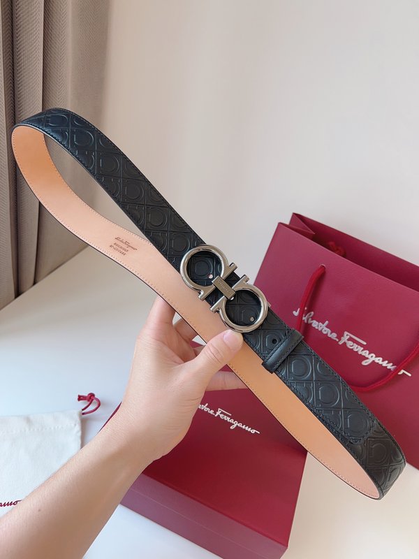 페라가모 Ferragamo 양면 벨트 35mm 폭 001-229278