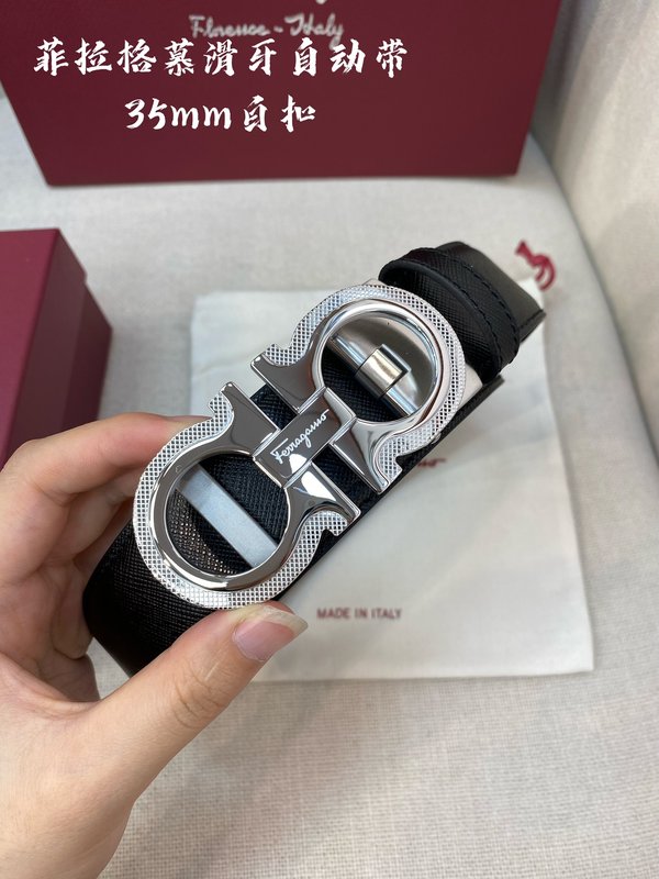 페라가모 남성 35mm 자동 벨트 001-229289