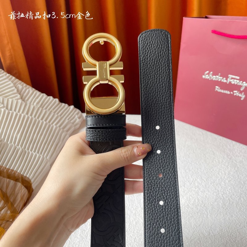 페라가모 이탈리아 양면 소가죽 벨트 001-229290