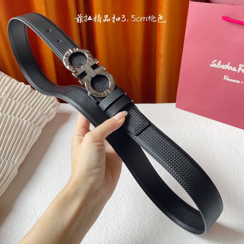 페라가모 이탈리아 양면 소가죽 벨트 001-229301