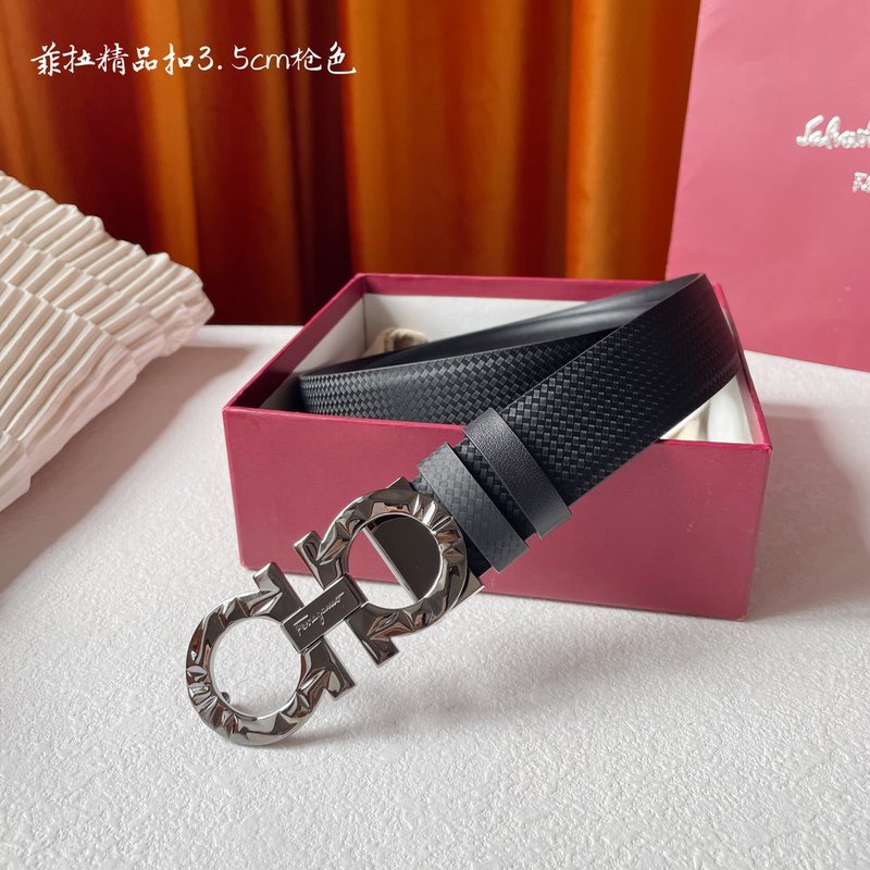 페라가모 이탈리아 양면 소가죽 벨트 001-229301