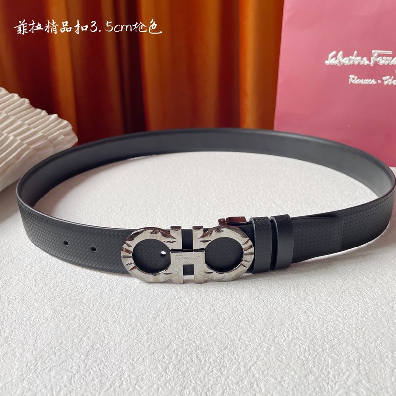 페라가모 이탈리아 양면 소가죽 벨트 001-229301