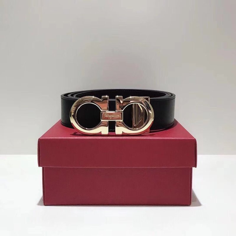 페라가모 3.5cm 남성 양면 소가죽 벨트 001-229303