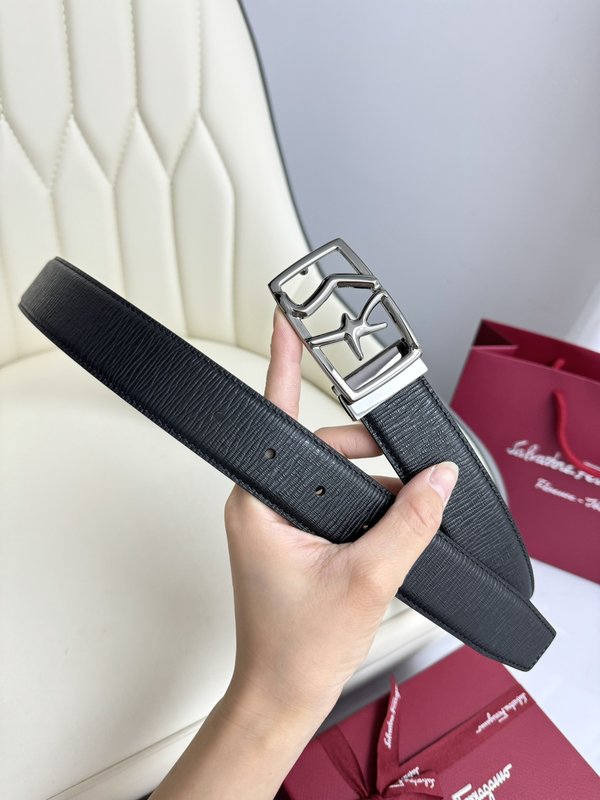 페라가모 양면 수입 소가죽 벨트 001-229312
