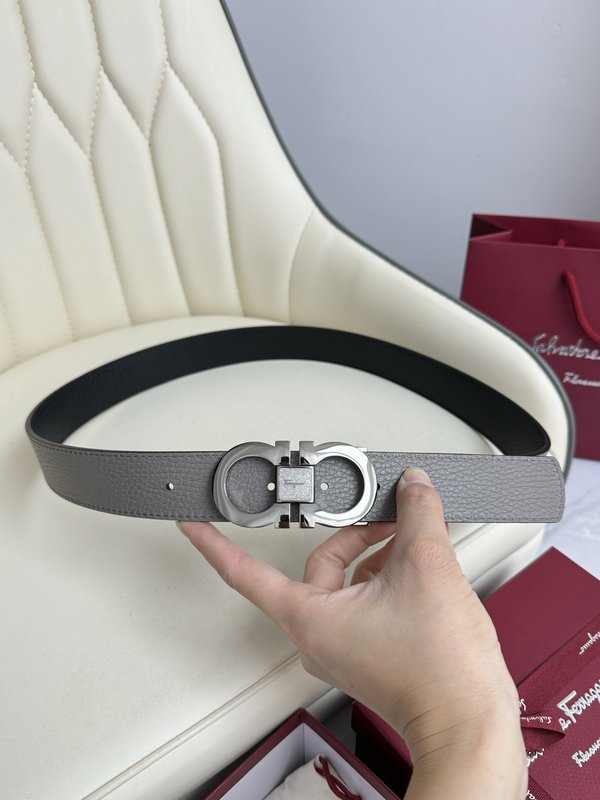 페라가모 양면 수입 소가죽 벨트 001-229315
