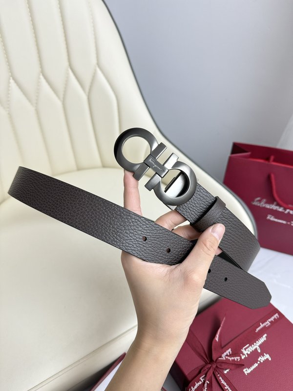 페라가모 양면 수입 소가죽 벨트 001-229324