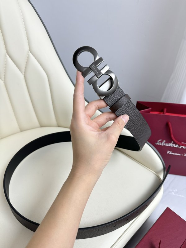 페라가모 양면 수입 소가죽 벨트 001-229324