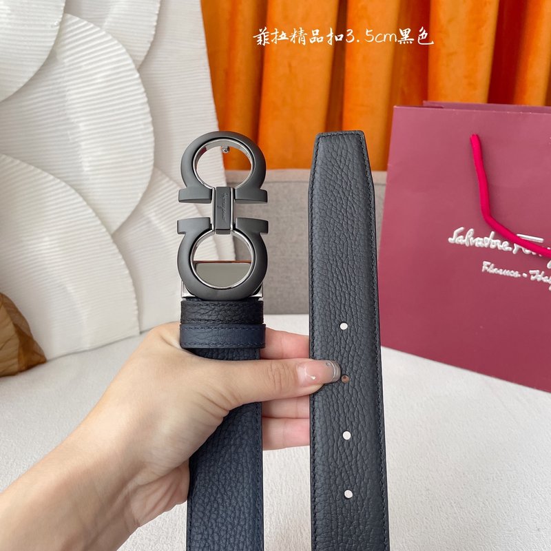 페라가모 이탈리아 양면 소가죽 벨트 001-229355