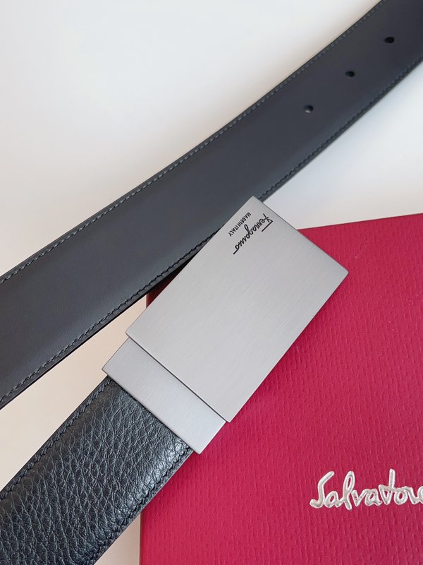 페라가모 Ferragamo 우아한 버클 벨트 001-229364