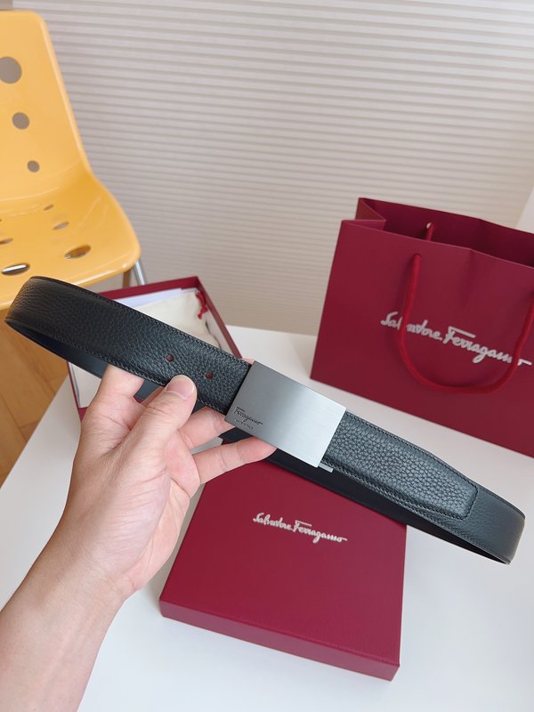 페라가모 Ferragamo 우아한 버클 벨트 001-229364