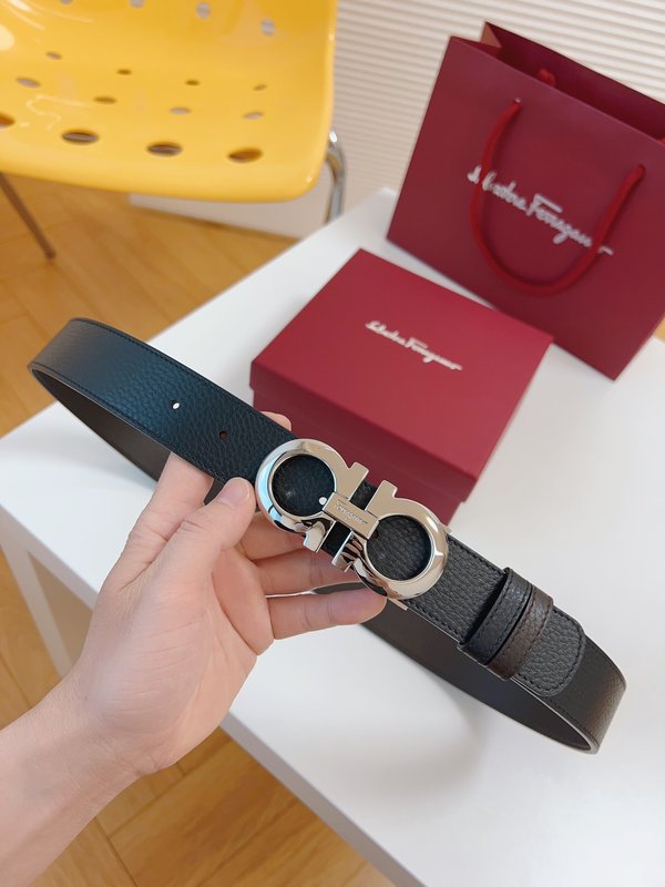 페라가모 Ferragamo 우아한 버클 벨트 001-229381