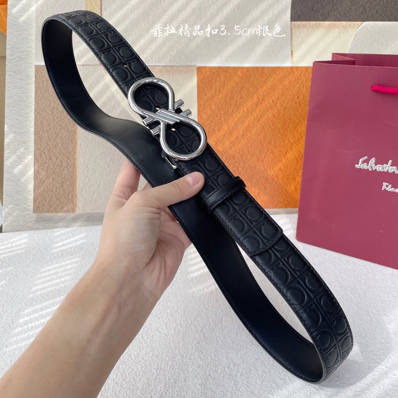 페라가모 이탈리아 양면 소가죽 벨트 001-229386