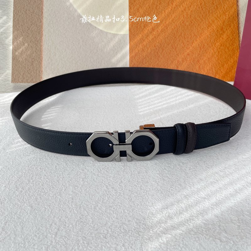 페라가모 이탈리아 양면 소가죽 벨트 001-229390