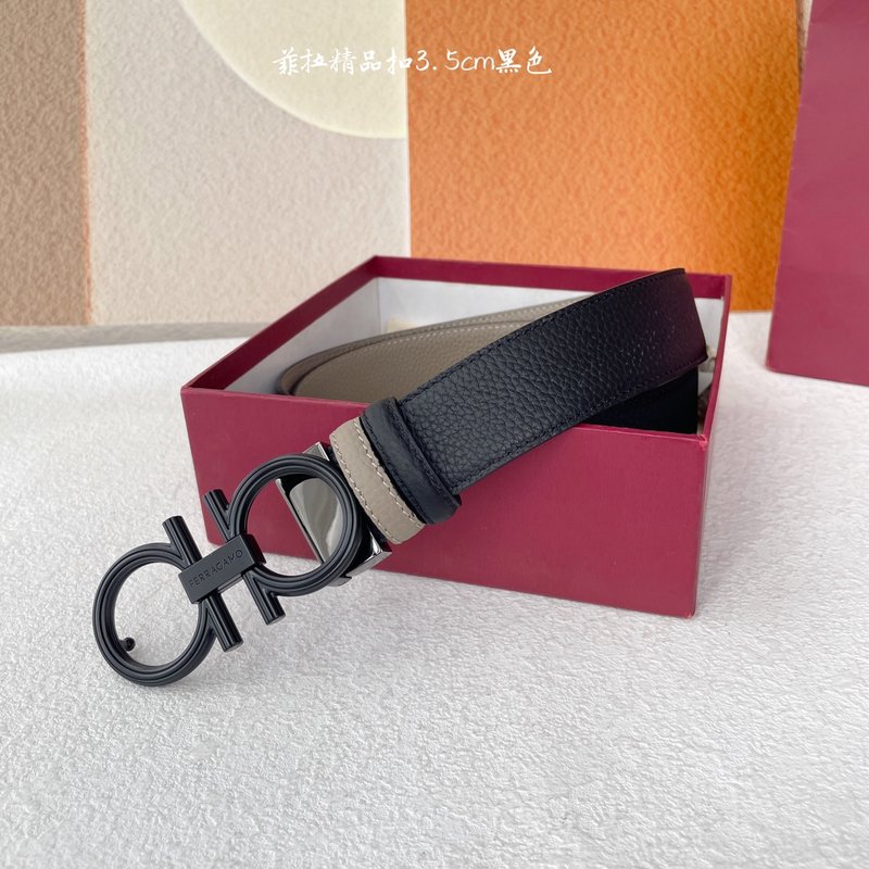 페라가모 이탈리아 양면 소가죽 벨트 001-229394