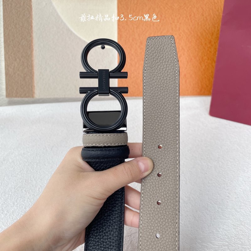 페라가모 이탈리아 양면 소가죽 벨트 001-229394