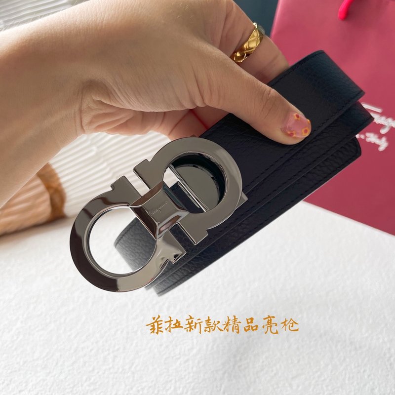 페라가모 남성 양면 가죽 벨트 001-229405