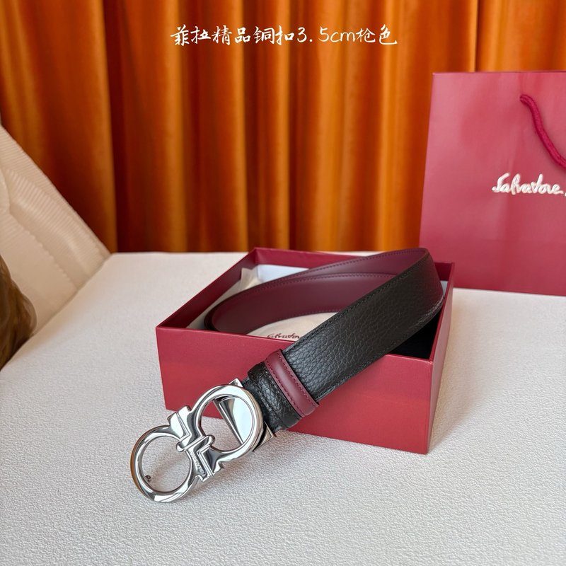 페라가모 남성 수입 소가죽 벨트 001-229407