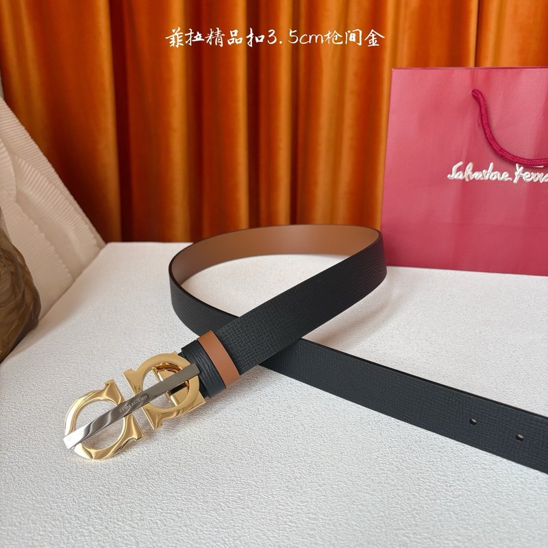 페라가모 남성 수입 소가죽 벨트 001-229409