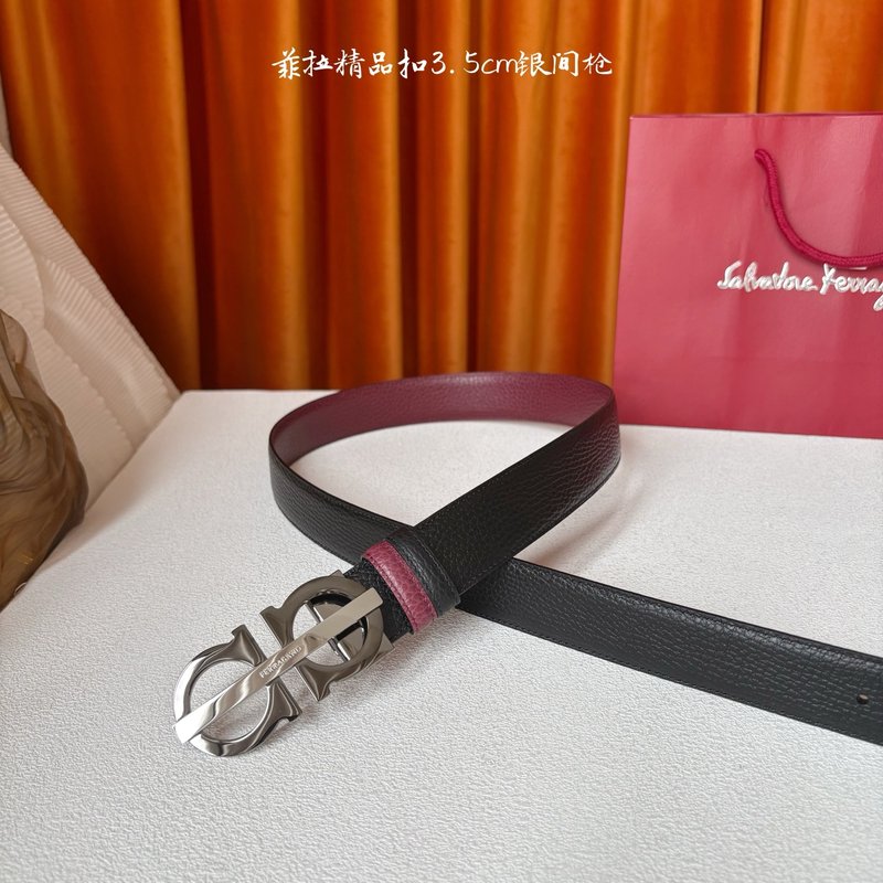 페라가모 남성 수입 소가죽 벨트 001-229415