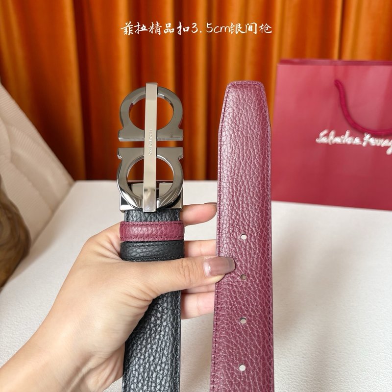 페라가모 남성 수입 소가죽 벨트 001-229415