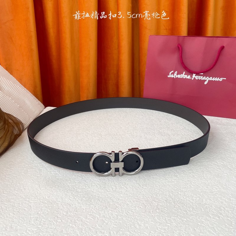 페라가모 이탈리아 양면 수입 소가죽 벨트 001-229422