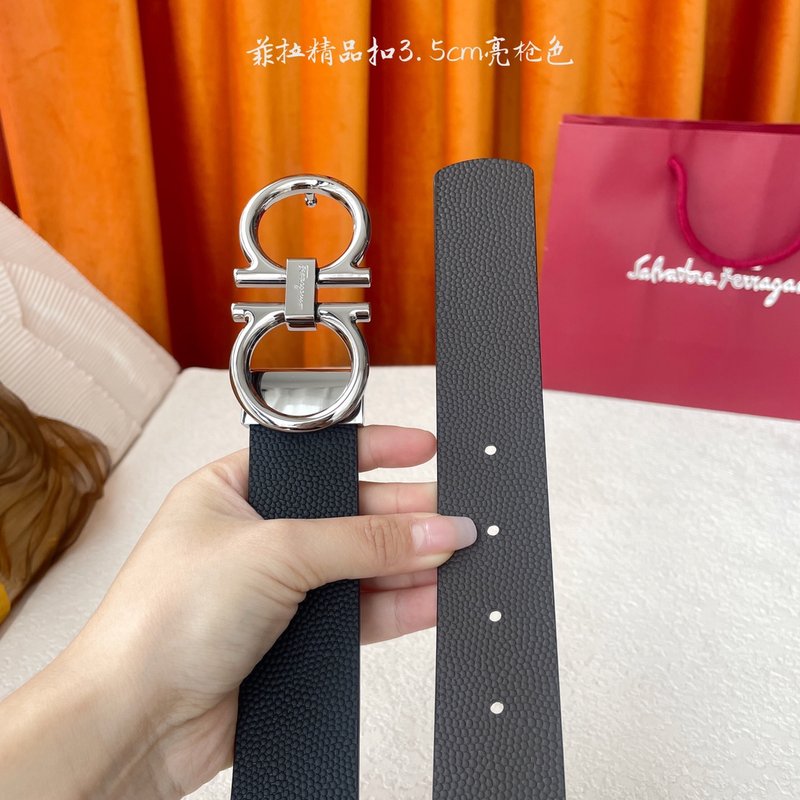페라가모 이탈리아 양면 수입 소가죽 벨트 001-229422