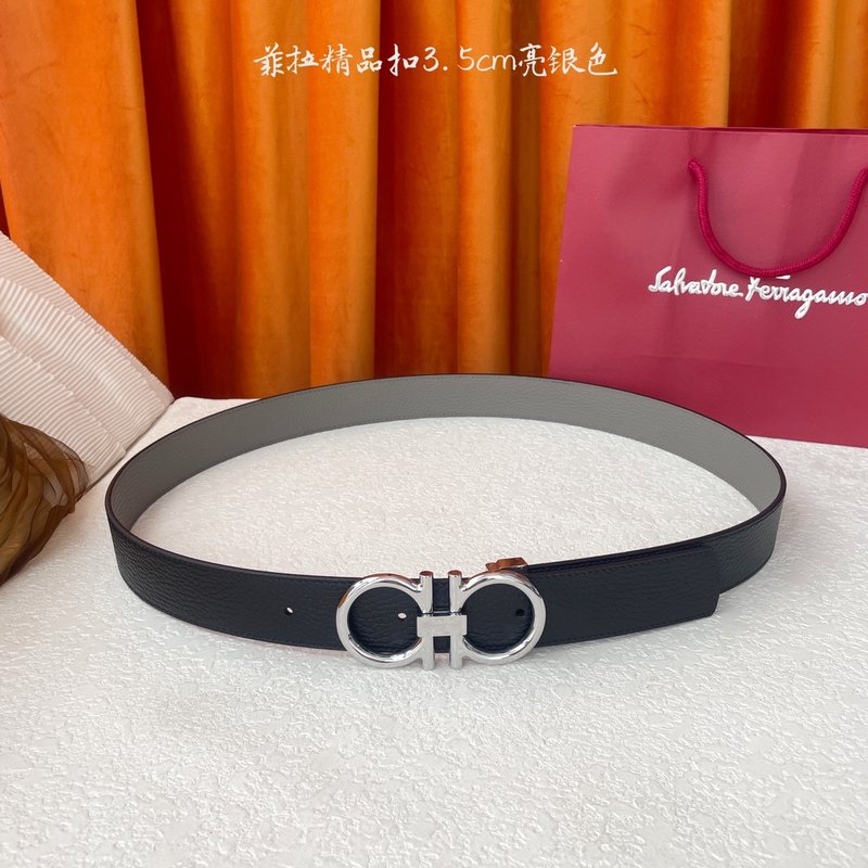 페라가모 이탈리아 양면 소가죽 벨트 001-229431