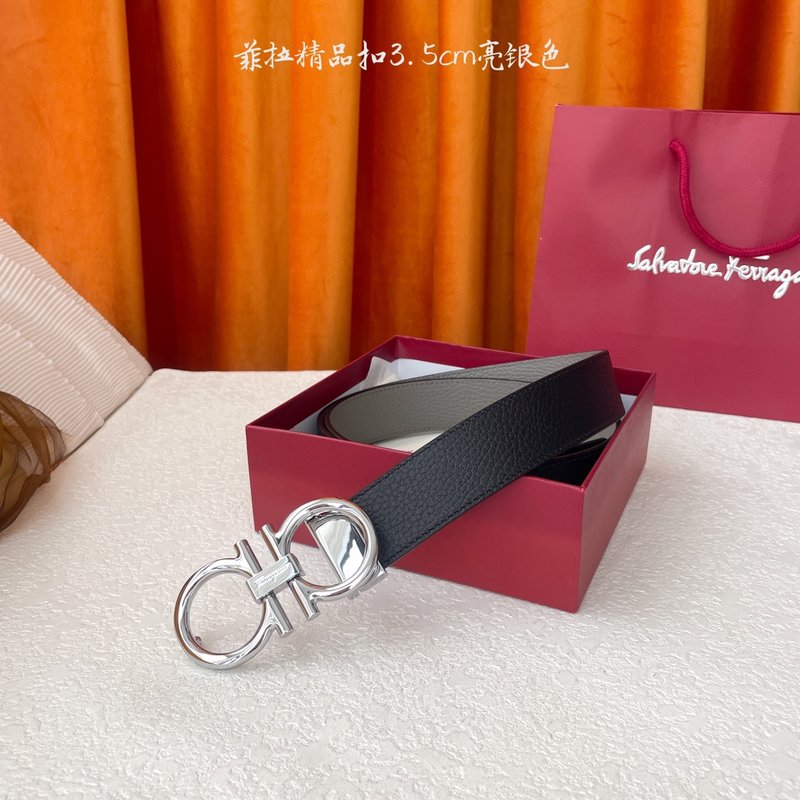 페라가모 이탈리아 양면 소가죽 벨트 001-229431
