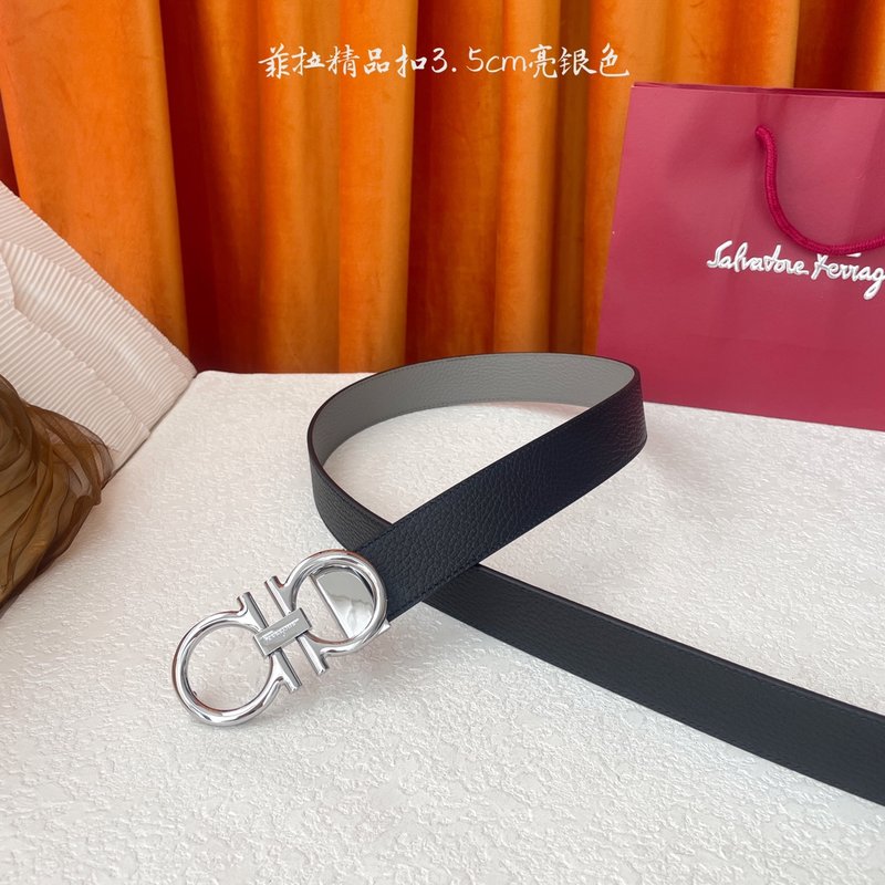 페라가모 이탈리아 양면 소가죽 벨트 001-229431
