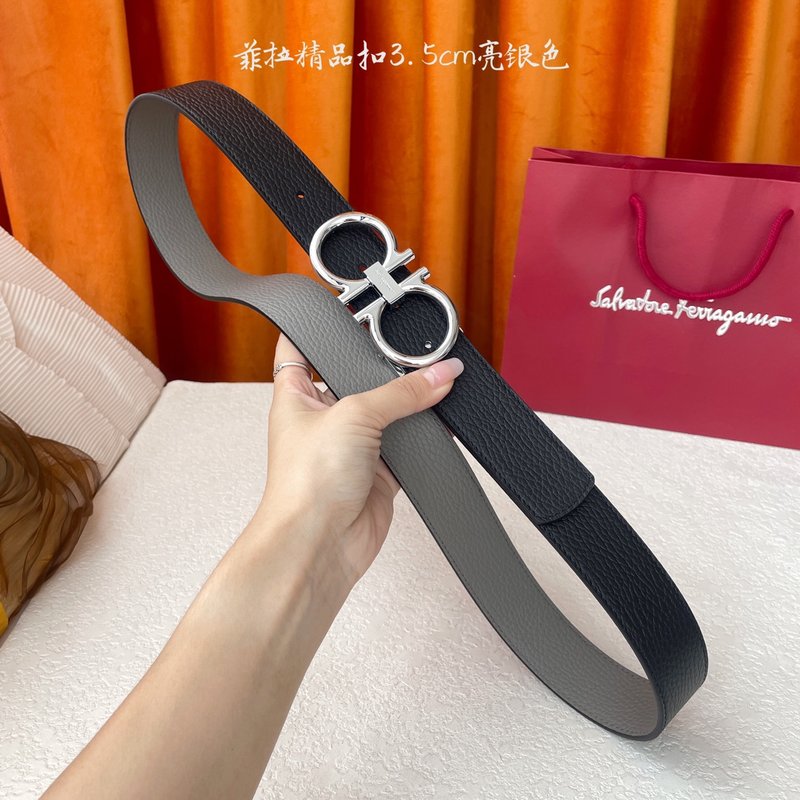 페라가모 이탈리아 양면 소가죽 벨트 001-229431