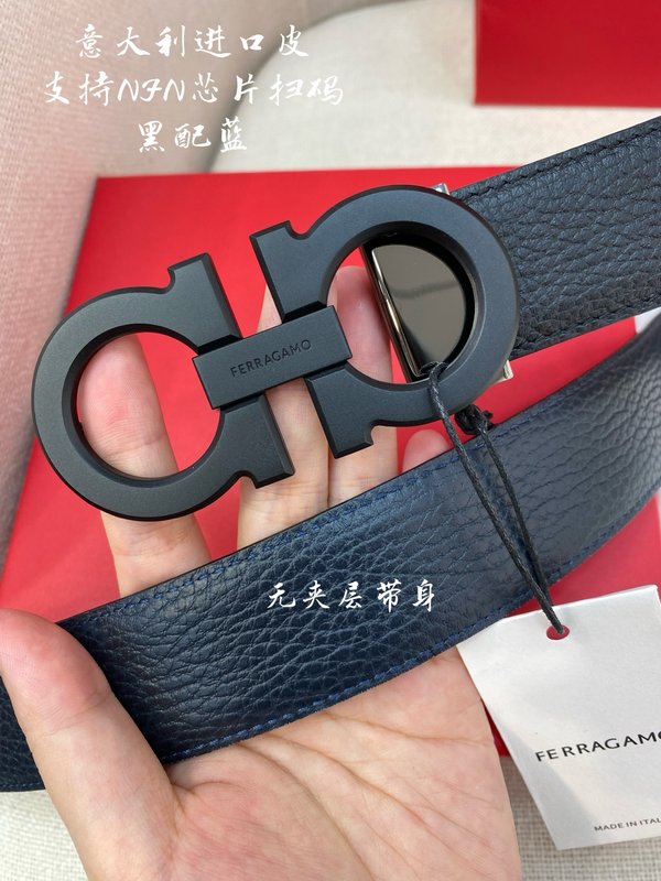 페라가모 더블 G 버클 벨트 3.5cm 폭 001-229437