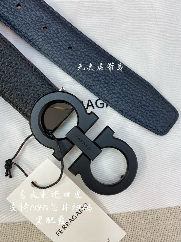 페라가모 더블 G 버클 벨트 3.5cm 폭 001-229437