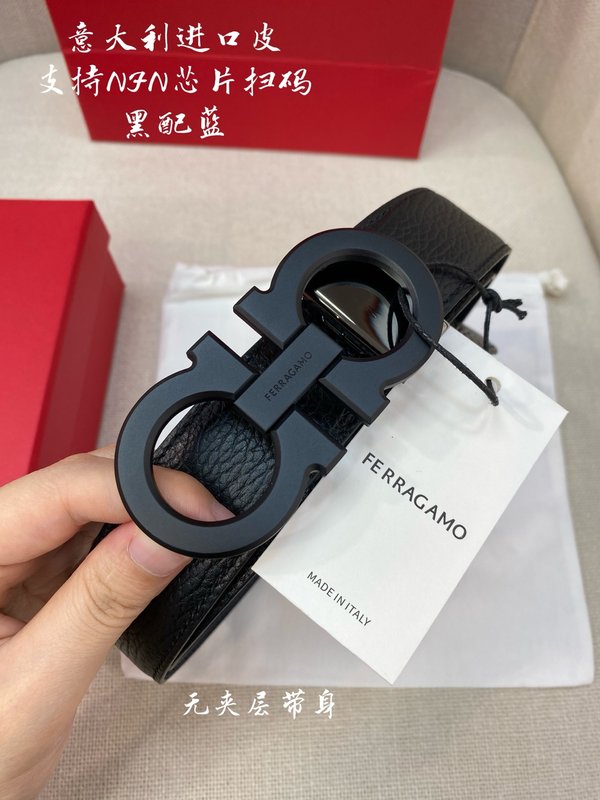 페라가모 더블 G 버클 벨트 3.5cm 폭 001-229437