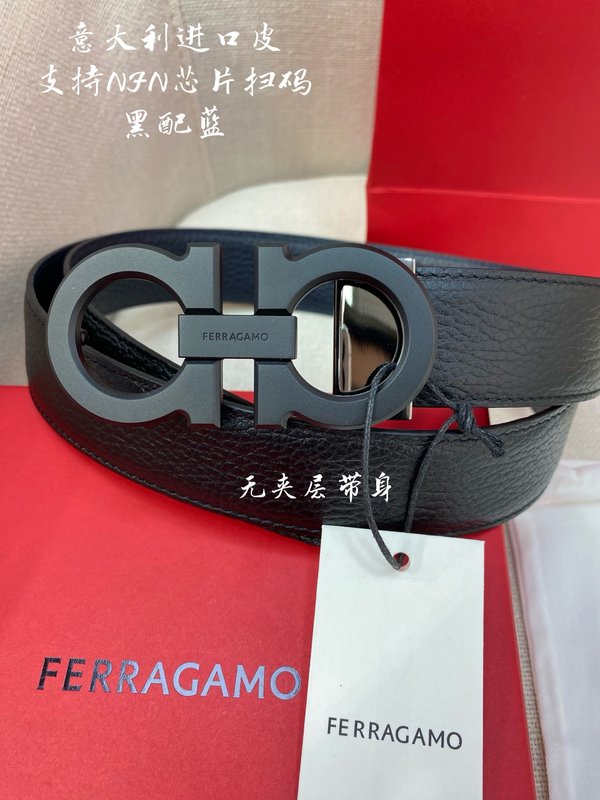 페라가모 더블 G 버클 벨트 3.5cm 폭 001-229437
