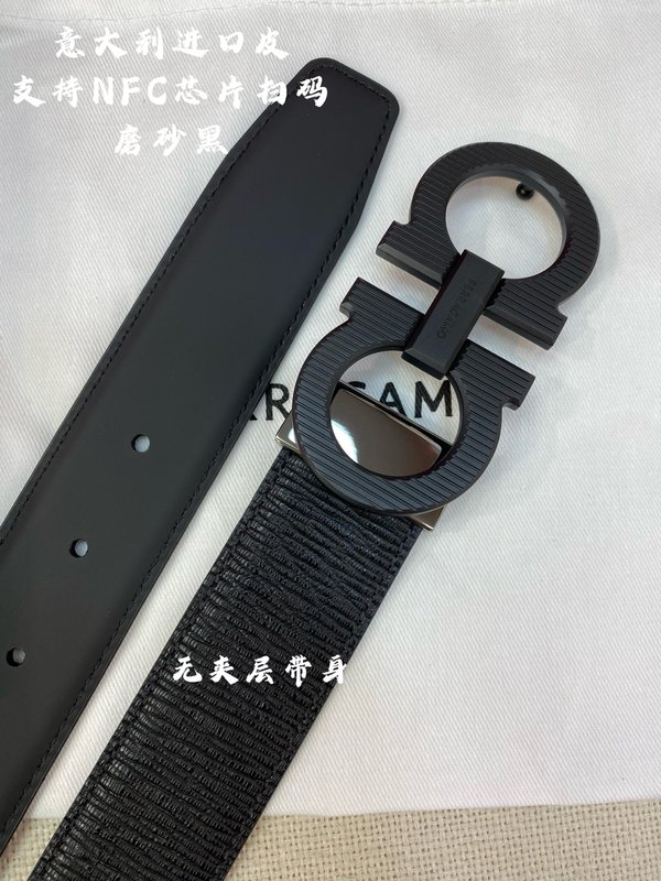 페라가모 3.5cm 더블 지오 벨트 이탈리아 가죽 001-229440