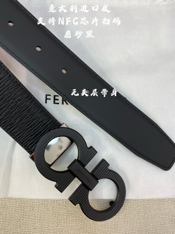 페라가모 3.5cm 더블 지오 벨트 이탈리아 가죽 001-229440