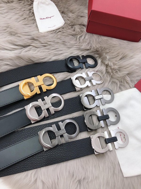 페라 금속 버클 블랙 벨트 001-229449