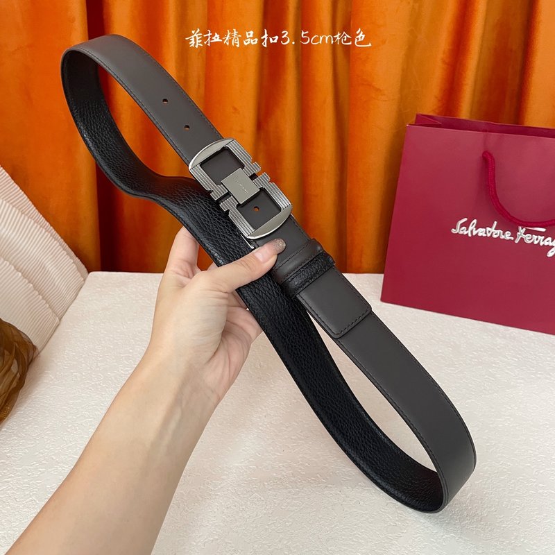 페라가모 이탈리아 양면 소가죽 벨트 001-229450